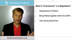 What are Concessions in a Negotiation Instructional Video