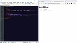 HTML Tutorial for Beginners(2022) - Change Text Font Family in HTML Instructional Video
