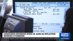 Consumer spending rises in June as inflation remains stubborn News Clip