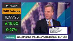 Morgan Stanley's Wilson on Stocks in 2025, Volatility News Clip