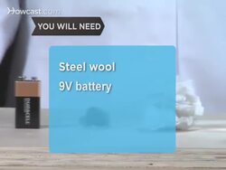 How to Start a Fire with a Battery Instructional Video