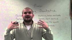 Tutorial - Promo Solving Quadratic Equations Instructional Video