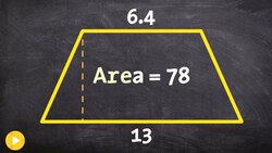 How to determine the height of a trapezoid when given the area and bases Instructional Video