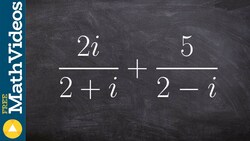 Adding complex rational expressions and simplifying the answer Instructional Video