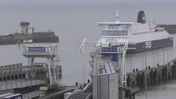 Stock shots of the Port of Dover News Clip