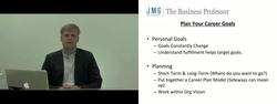 Planning Career Goals & Objectives Instructional Video