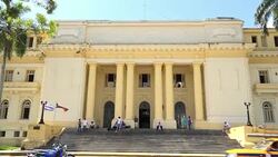 Santa Clara, Cuba: 'La Audiencia' or Palace of Justice Stock Footage