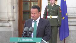 Varadkar welcomes Luxembourg PM to Government Buildings in Dublin - in full News Clip