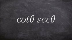 Simplifying trig expressions by using the reciprocal identities Instructional Video