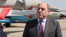 Interview with Ben Wallace at Mihail Kogalniceanu Airbase News Clip