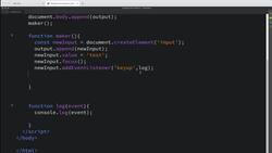 Modern Web Design with HTML5, CSS3, and JavaScript - Keyboard Event Listeners Instructional Video