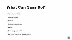 The Full Stack Web Development - Getting Started With Sass Instructional Video