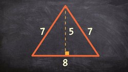 How to determine the area for a triangle Instructional Video