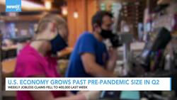 Jobless Claims Down 24,000; Economy Grew At 6.5% Last Quarter News Clip