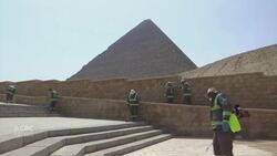 Wonder of the ancient world gets a deep clean News Clip