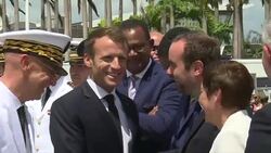 CLEAN : Macron seeks to reassure Guadeloupe on drinking water algae News Clip