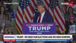 Watch: Donald Trump calls Joe Biden 'crooked, dumb' as a Third Indictment looms News Clip