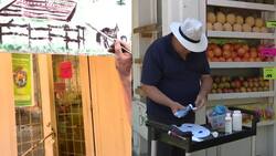 Montreal fruit store owner channels his inner Bob Ross to deter graffiti News Clip