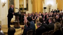 Donald Trump making speech on climate change News Clip