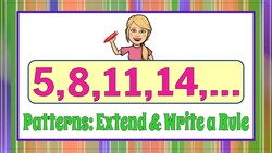 Patterns: Extend & Write a Rule | 7.EE.B.4 Instructional Video