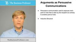Arguments - Persuasive Communications Instructional Video