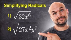 Beginner Guide To Simplifying Radicals Instructional Video