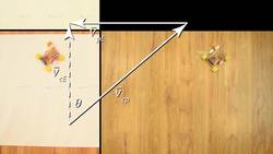 Relative Motion Problem: Solving for the angle of the moving object Instructional Video