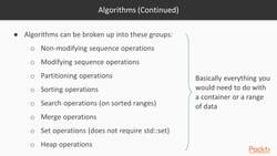 C++ Standard Template Library in Practice - Section 5 Review Instructional Video