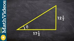 How to use trigonometry values to solve a word problem - Learn math online Instructional Video