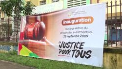 CLEAN : Guinea: arrivals at the long-awaited 28 September massacre trial News Clip