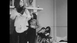 Men and women drink and dance at party, 1960 Stock Footage