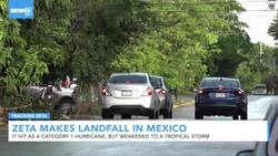 Zeta Makes Landfall On Mexico's Yucatan Peninsula News Clip