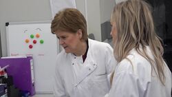 Nicola Sturgeon visits Roslin Innovation Centre in Edinburgh News Clip