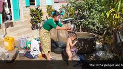 Myanmar, Life on the Water - Inle lake Stock Footage