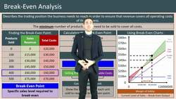 Break-Even Analysis: Understanding and Using Break-Even Charts Instructional Video