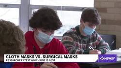 Researchers Test Whether Cloth Masks Or Surgical Masks Are Best News Clip