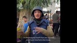 Immense overcrowding at Gaza’s largest hospital News Clip