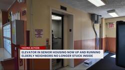 ‘Thank God.’ Neighbors overjoyed to be outside after being stranded due to broken elevators News Clip