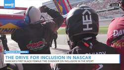 One Of NASCAR's Newest Faces Welcomes Push For Inclusivity News Clip