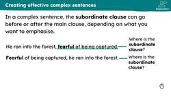Using complex sentences to describe dystopian settings Instructional Video
