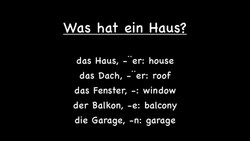Deutscher Haus-Wortschatz #2 (German House Vocabulary #2) - Deutsch lernen Instructional Video