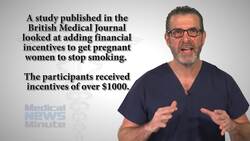 Giving Pregnant Women Money to Stop Smoking News Clip