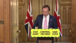UK's Health Secretary Matt Hancock - Daily Number 10 Press Briefing on Coronavirus News Clip