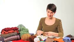 How to Do a Zig-Zag Stitch aka Chevron Stitch in Knitting Instructional Video