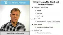 Hiring in Large Mid-Sized and Small Companies Instructional Video