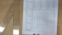 How to Draw a Room in One Point Linear Perspective | Art Lesson Instructional Video