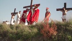 CLEAN : Lebanese Christians mark Good Friday with reenactment of crucifixion of Christ News Clip