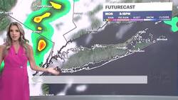 Hot, tropical humidity may bring downpours to Long Island News Clip