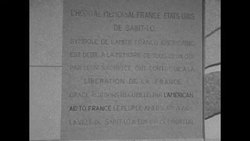 A French-American hospital is inaugurated as a memorial to World War II in Saint-Lo, France News Clip