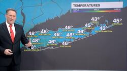 Cloudy skies, breezy conditions and rain on Long Island News Clip